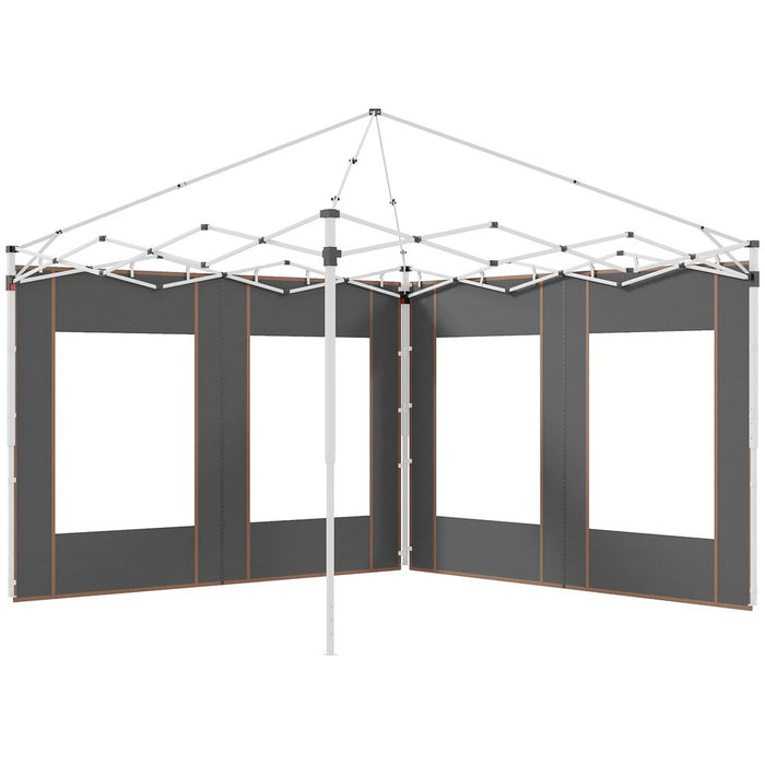 Outsunny 3x3 or 3x6 Pop Up Gazebo Side Panels - Green