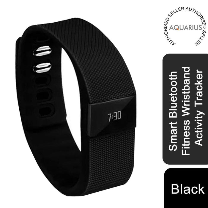 Aquarius OLED Bluetooth Fitness Wristband Tracker, Black