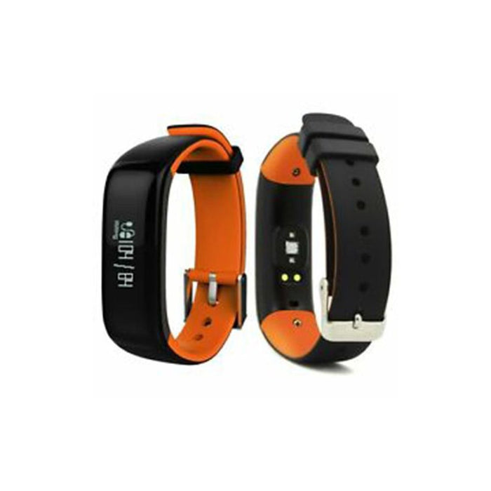 Bas-tek V5s Pro Bluetooth Fitness Watch & Tracker - Lightweight & Orange