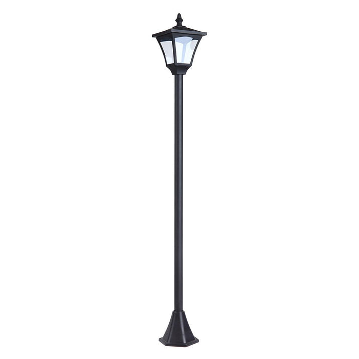 Dimmable LED Solar Post Lamp: Stylish & Affordable Lighting Solution for Gardens, Patios, and Decks. Water-Resistant & Energy-Saving!