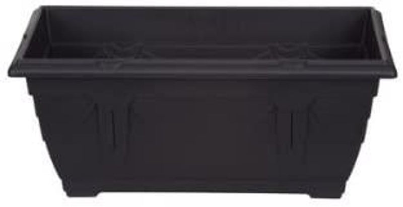 40cm Venetian Window Box - High-Quality, Lightweight, and Crack-Resistant - Black