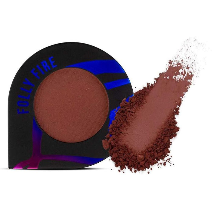 Folly Fire Pressed Matte Pigment: Dark Mauve for Bold, Showstopping Looks