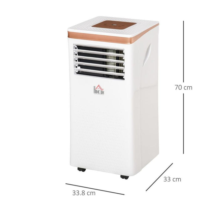 HOMCOM 9000 BTU Portable Air Conditioner 4 Modes LED Display Timer Home Office