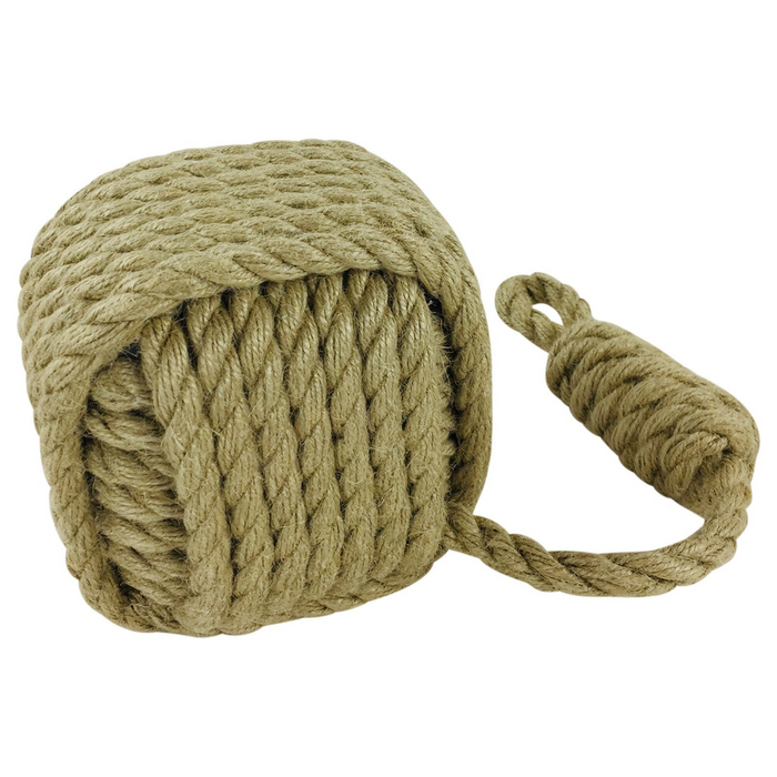 Premium Square Rope Door Stop - Durable & Stylish Door Wedge - Home & Office - 13.5cm x 10.5cm