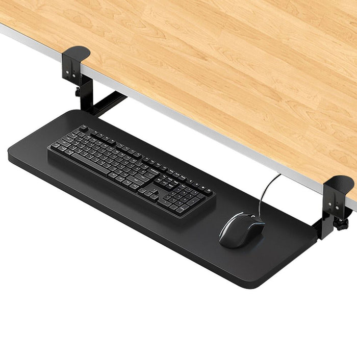 Large Clamp On Keyboard Tray Under Desk Comfort Keyboard Drawer Platform NEW