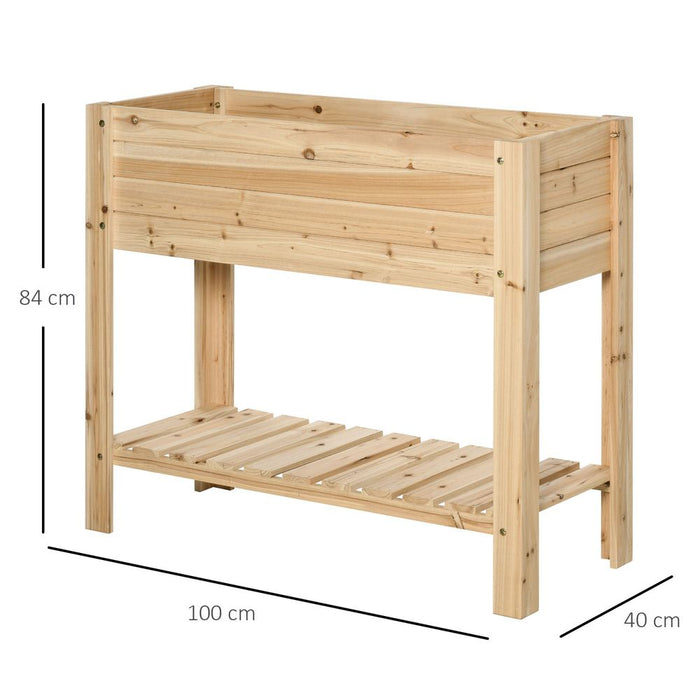 Premium Wooden Plant Stand – Durable, Tall Flower Bed Box, 100x40x84cm – Quality Craftsmanship