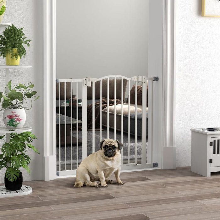 PawHut Adjustable Metal Pet Gate - Auto-Close Safety Barrier - Premium Quality