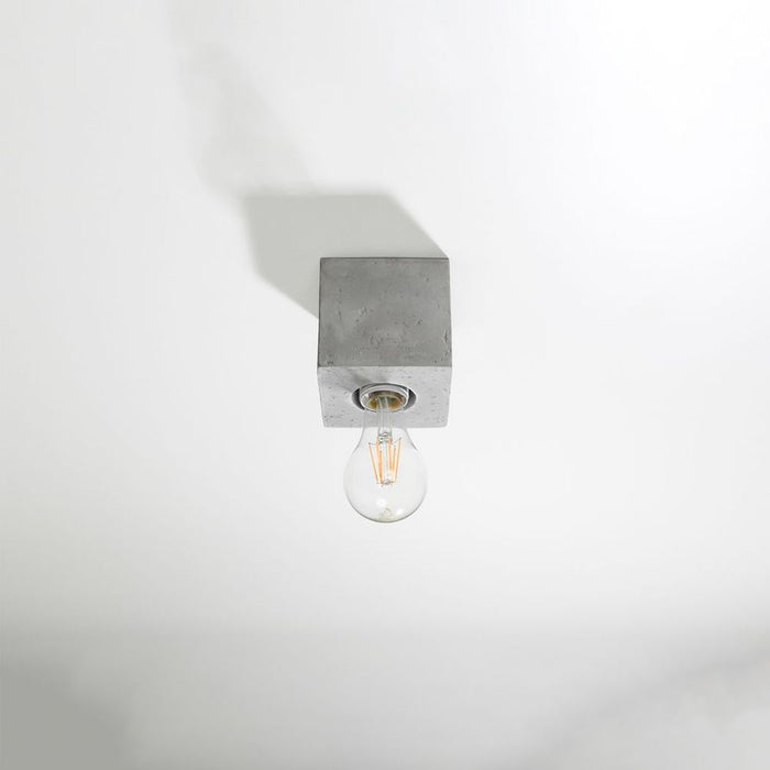 Ceiling lamp concrete Ariz industrial Design E27