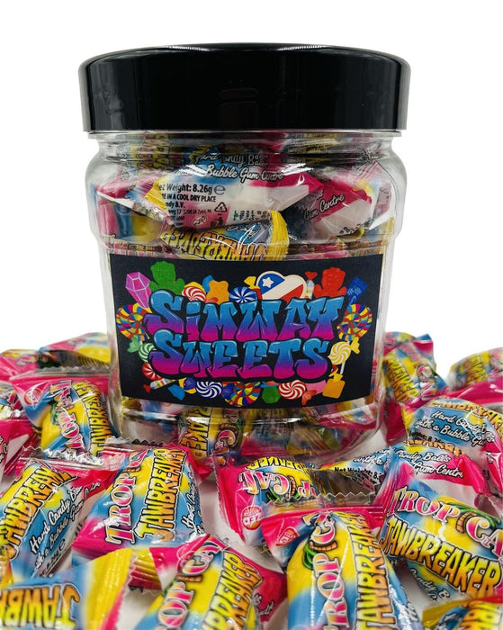 Delicious Jawbreakers Tropical x 40 - Fruit Flavoured Hard Candy - Perfect for Gifting - Fast Delivery - Guaranteed Quality