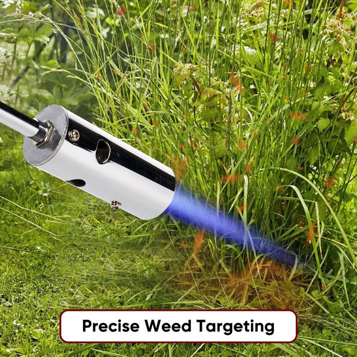 Garden Weed Burner Torch - Instantly Destroy Weeds - Safe for Children & Animals - Adjustable Flame - Multi-Purpose