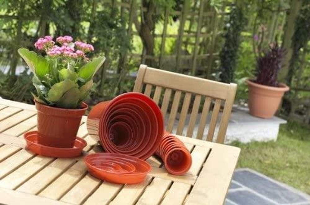 Whitefurze G04012 7.5cm Garden Pot - Terracotta (Set of 10)