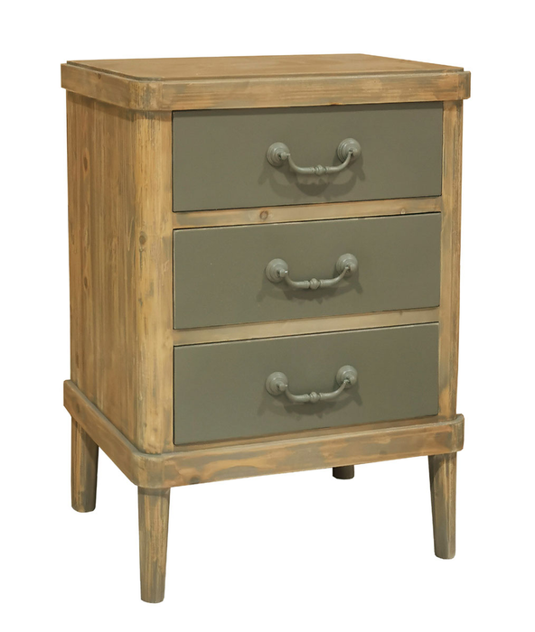 Premium Handcrafted 65CM Wooden Bedside Table - Stylish and Functional