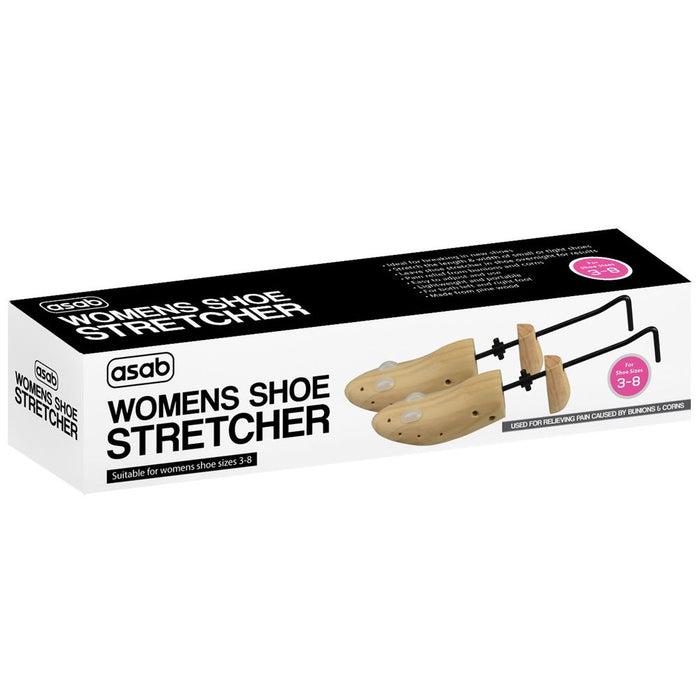 Premium Wooden Shoe Stretcher Ladies - Sizes 3-8 - Best Quality - Relieve Pain - Maintain Shoe Shape