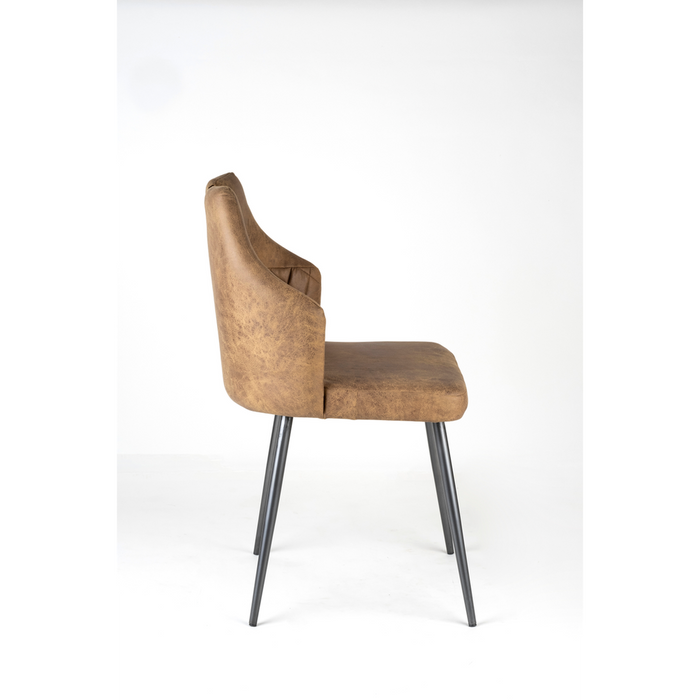 Luxe Leather Dining Chair - Premium Quality, 86cm Height. Contemporary Design