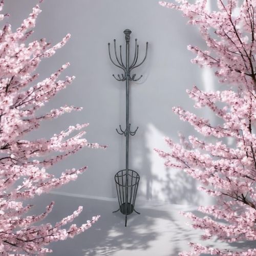 175CM GREY METAL COAT STAND/ UMBRELLA HOLD