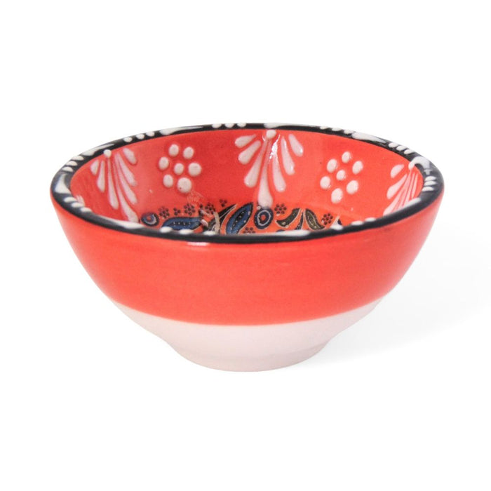 Handmade Ceramic Bowl Tulip Orange 8cm