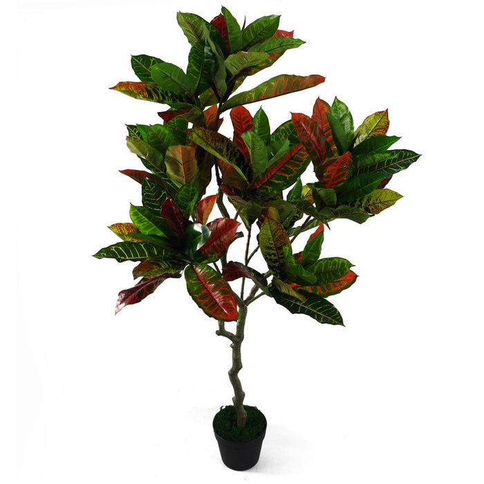 130cm Artificial Codiaeum Multicoloured House Plant