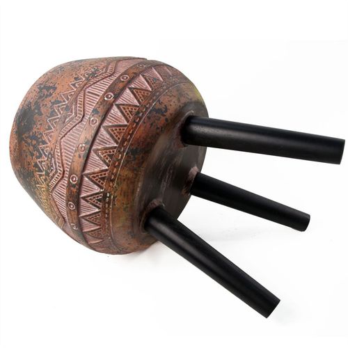 44cm x 30cm Large Zaturn Planter Brown / Black with Legs Large