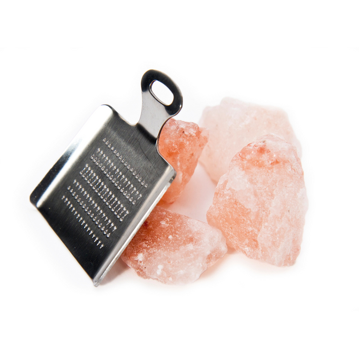 Himalayan Rock Salt & Mini Grater | Quirky Food Gifts | 100% Pure, Natural Goodness | Keto & Paleo Diet Approved