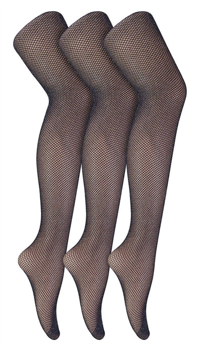 Women's 3 Pair Multipack Fishnet Glitter Lurex Tights