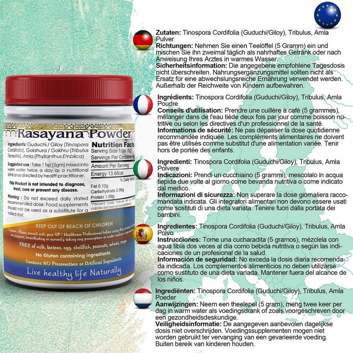 Premium Rasayana Powder for Rejuvenation & Immunity Boost