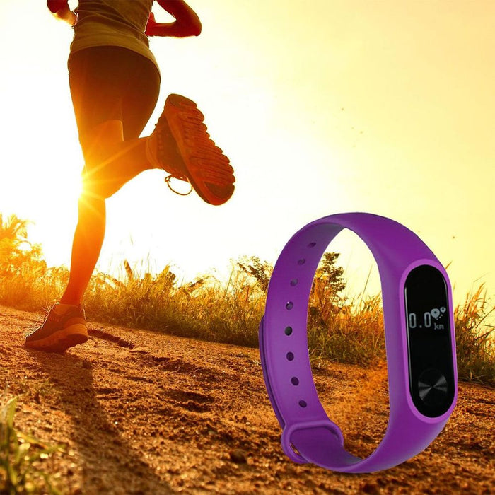 Aquarius AQ112 Fitness Tracker with Heart Rate Monitor, Purple