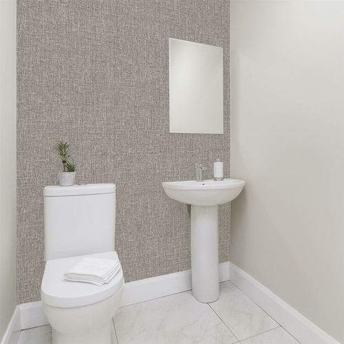 Luxe Hessian Mink sw6 wallpaper