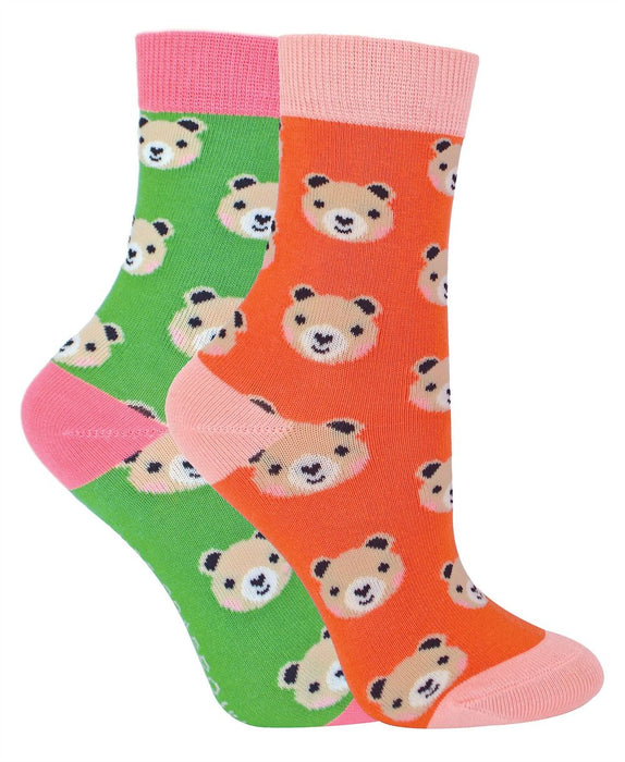 Miss Sparrow - Girls 2 Pack Bamboo Socks