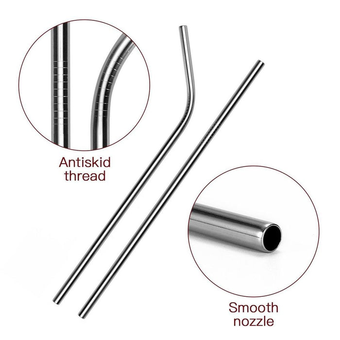 Premium Stainless Steel Straws - Durable & Eco-Friendly