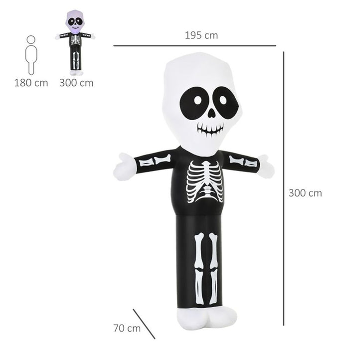 Halloween Decoration Inflatable Skeleton Ghost Decoration 195W x 70D x 300Hcm