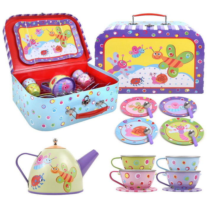 SOKA Tea Set - Cute Bug Design, High Quality Plastic