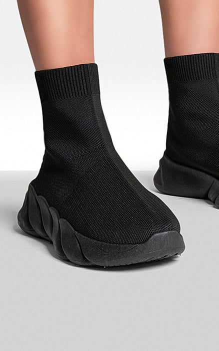 Isha Chunky Sole Knitted Sock Trainers