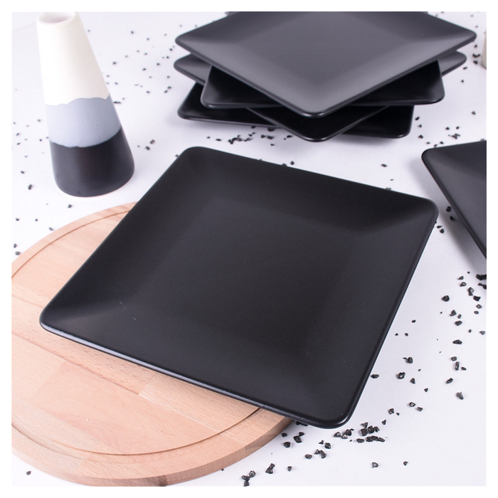 Ceramic Side Plate Black Pearl Black 20cm