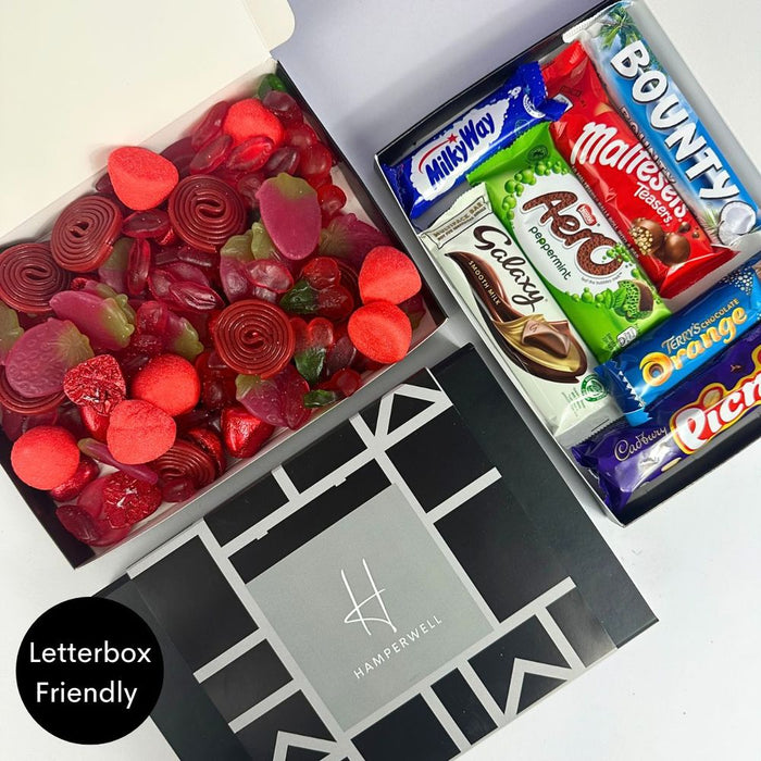 Red Sweets Letterbox Gift Hamper