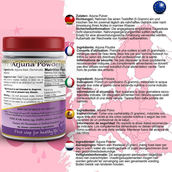 Premium Arjuna Powder - High-Quality Heart Guardian Supplement