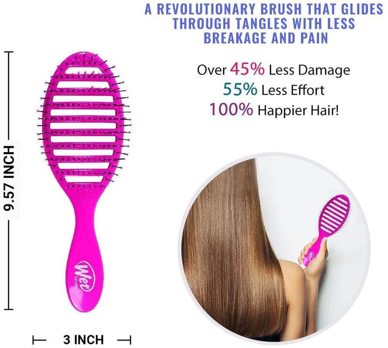 Speed Dry Pink Hair Brush: Faster Blow-Drying, High Quality