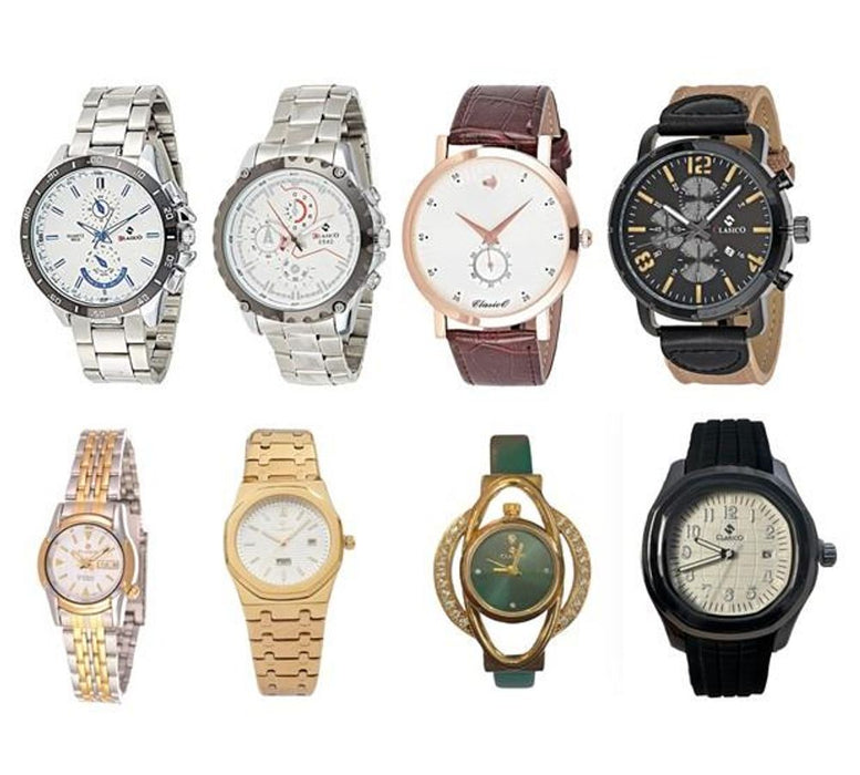 Premium Assorted Fashion Watches - Stylish Models & Colors with Box - Unisex