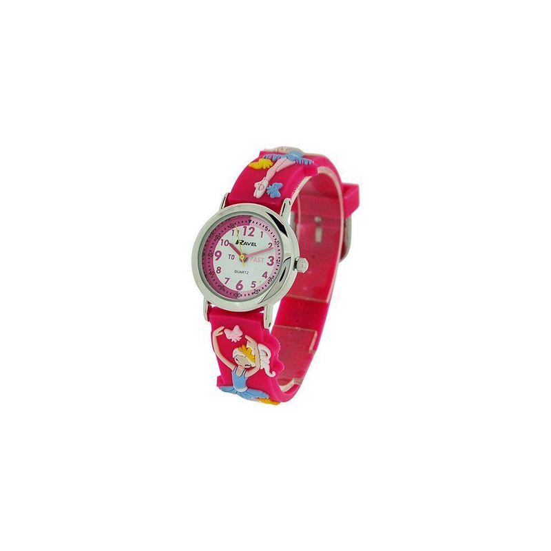 Ravel Children Girls 3D Cartoon Time Teacher Watch Ballerina R1513.73