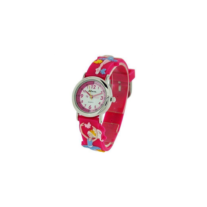 Ravel Children Girls 3D Cartoon Time Teacher Watch Ballerina R1513.73