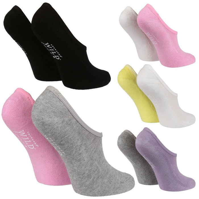 Wildfeet - Ladies 2pk Cushioned Ped Socks