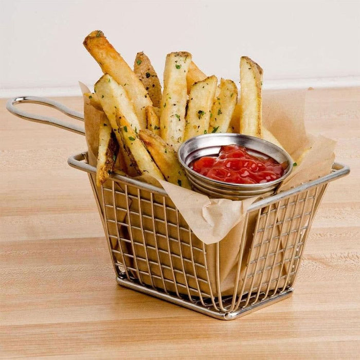 Stylish PMS Mini Oblong Fryer Basket"