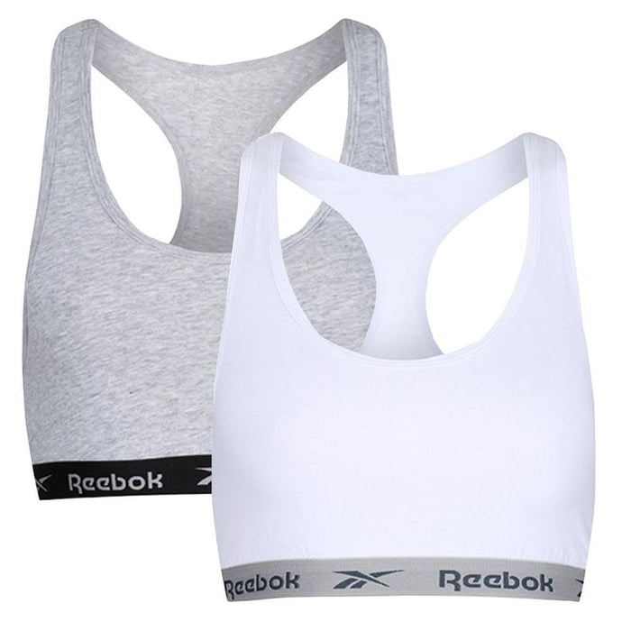 Reebok Women's 2 Multi-Pack Frankie Crop Top, Choice of Size & Colour