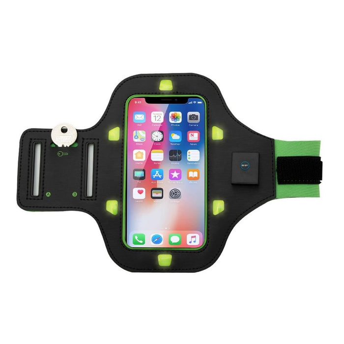 High-Visibility Aquarius LED Sports Armband for Smartphones