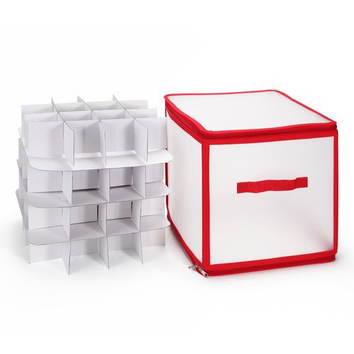 VINSANI XMAS 64 BAUBLE DECORATIONS BOX 0008940