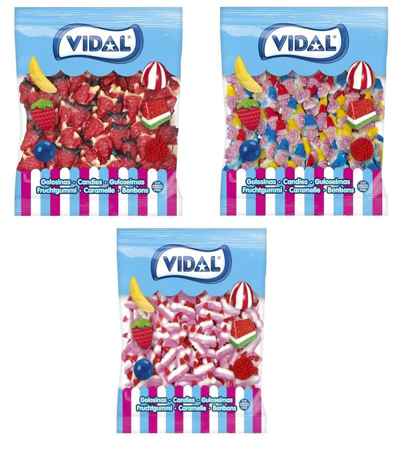 Combo Pack: Red Devils, Witches Heads, Vampire Teeth - 4.5kg of Quality Sweets