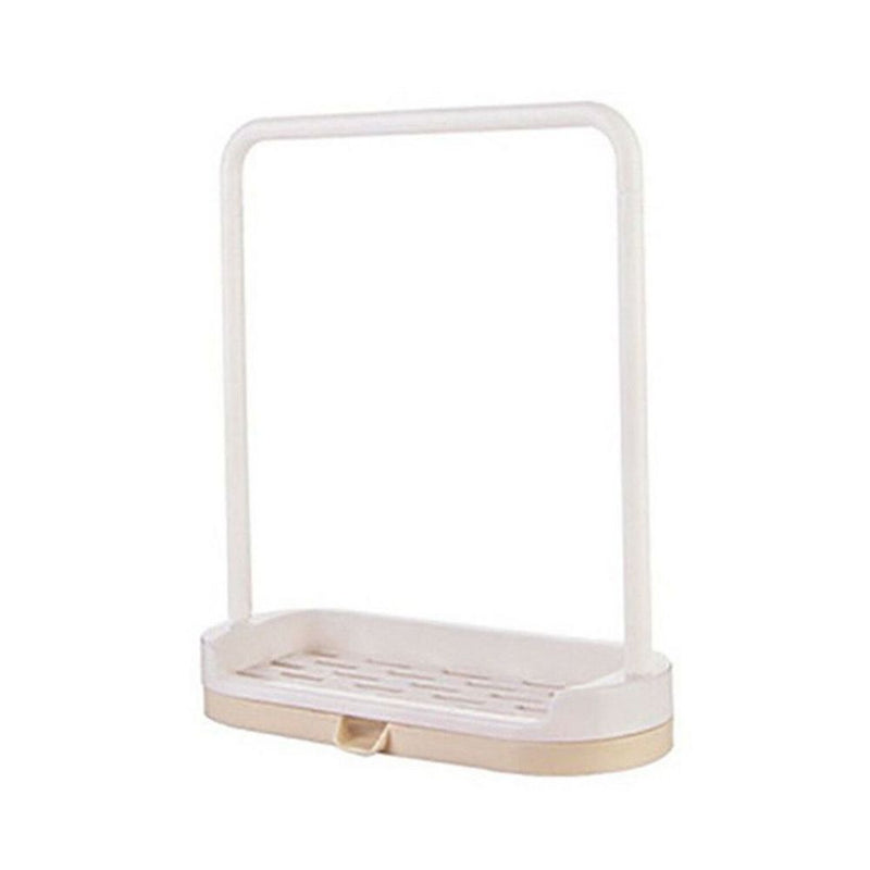 Hanging Bathroom Kitchen SinkTidy Box Hot Rag Storage Rack, Beige