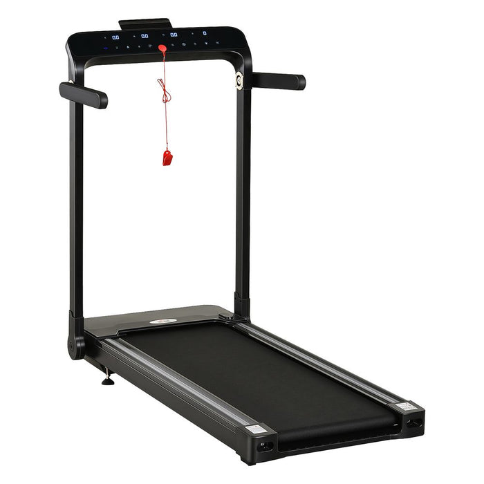 High-Performance Foldable Electric Treadmill - Boost Fitness with LED screen, Safety Lock - HOMCOM