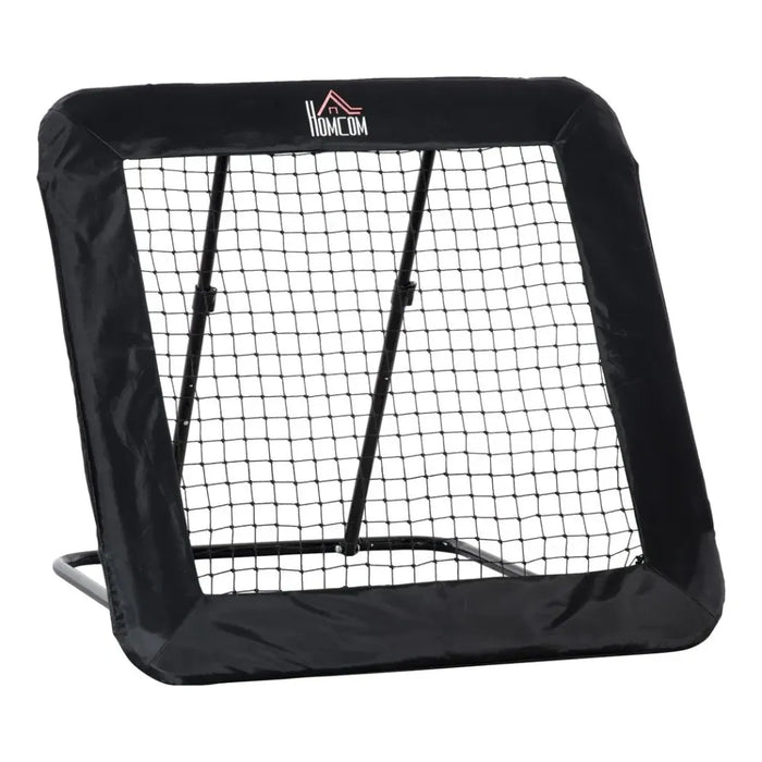 Football Training Net Training Rebounder Net w/ Adjustable Angles - Black