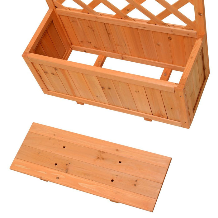 Premium Wood Garden Display: Grow, Decorate, and Showcase Plants - Durable, Rot-Resistant Frame - Easy Assembly