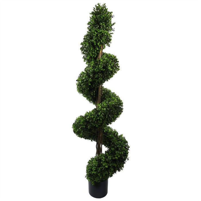 150cm Spiral Buxus Artificial Tree | UV Resistant | Outdoor